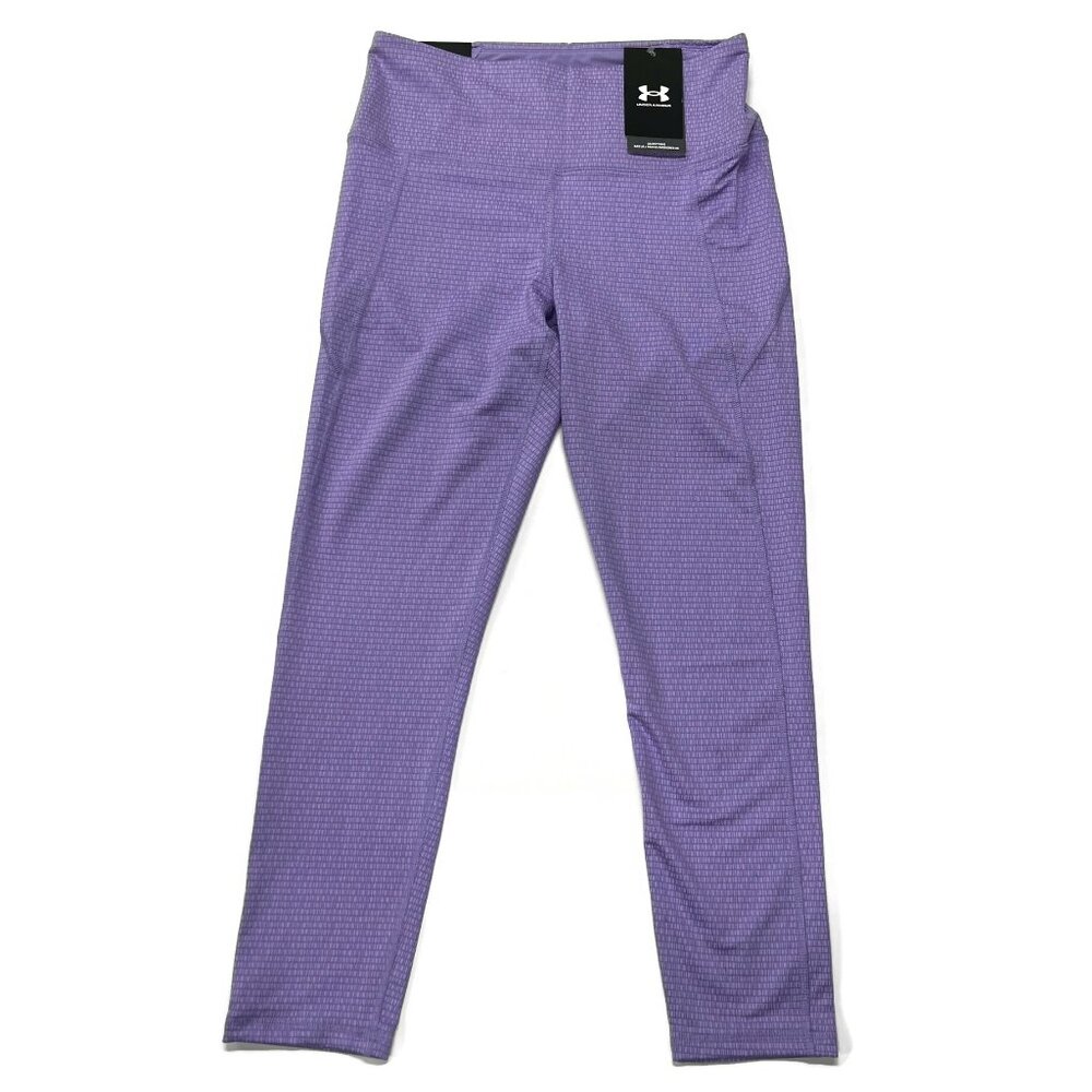 Under Armour Reflect High Rise Ankle Fitted Leggings Purple Medium NWT New UA